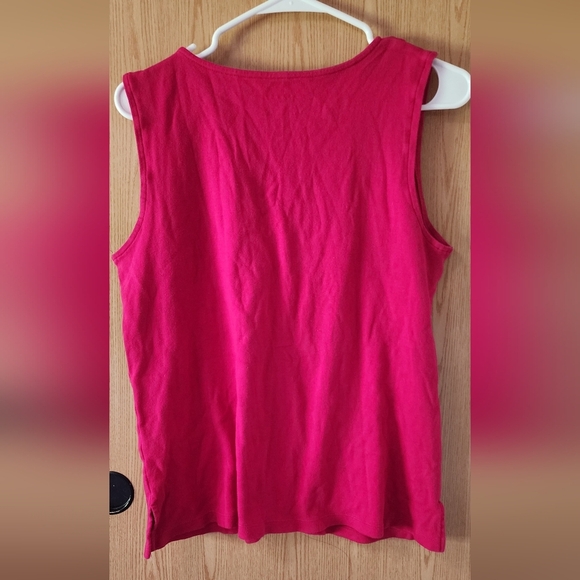 Talbots Women's Pink Sleeveless Top - Picture 3 of 5